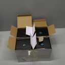 4 Pcs Donation Boxes for Fundraising, Black Acrylic Raffle Ticket Boxes with Slot Tip Box with Lock and Sign Holder Suggestion Ballot Box for Donation Voting Raffle Secure Storage