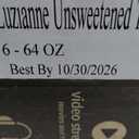Luzianne Iced Tea Concentrate, Unsweetened, Just Add Water, 64 Fl Oz Bottle (Pack of 6), Best By: 10/30/2026
