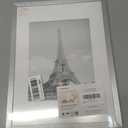 3 x upsimples 12x16 Picture Frame, Display Pictures 8.5x11 with Mat or 12 x 16 Without, Wall Hanging Poster Frames, Silver, 1 Pack
