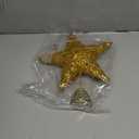 Christmas Tree Toppers Xmas Glitter Gold Hollow Star Treetop Topper for Christmas Tree Decoration 
