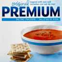 Family size 6 packs original topped with sea salt premium saltine crackers NET 1LB 8oz