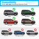 HEKA Roof Rack Cross Bars Compatible with Ford Bronco Sport (on Road) 2020-2026 Base & Big Band Rails Models for Kayak Luggage ski Bike Carrier
