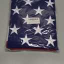 American Flag for Outside 3x5 FT, Deluxe Heavy Duty Spun Polyster, TearProof and Waterproof Super Tough Series, All Weather High Wind USA US Flag with Embroidered Stars, Sewn Stripes, Brass Grommets