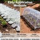 SNZ Plant Covers Freeze Protection, Frost Blanket for Outdoor Plants, Reusable Winter Tree Frost Cloth Plant Freeze Protection for Raised Beds Vegetables Insect Winter Frost, Seed Germination