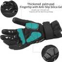INBIKE Cycling Gloves for Men Winter Windproof Reflective Thermal Gel Pads Touch Screen Bike Gloves for Cold Weather Riding