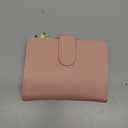 GAEKEAO Small Wallets for Women Leather RFID Blocking Bifold Zipper Pocket Wallet Card Case Purse with ID Window