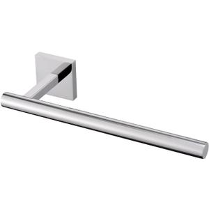Polished Chrome Hand Towel Holder,Thicken SUS 304 Stainless Steel Towel Bar Towel Ring for Bathroom, Modern Design Hand Towel Rack Towel Hanger Wall Mounted