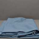 RYB HOME Stone Blue Velvet Curtains 84 inches- Blackout Curtains for Nursery Thermal Insulated Elegant Soft Luxury Window Decor for Seaside Room, Stone Blue, W52 x L84 inches, 2 Panels