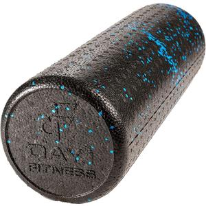 Day 1 Fitness High Density Foam Roller  Deep Tissue Muscle Massage & Myofascial Release for Recovery, Physical Therapy, Exercise & Pain Relief  Multiple Sizes & Colors (Blue Speckled)
