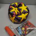 Light Up Soccer Ball Glow in The Dark Size 3/4/ 5 Indoor&Outdoor Sports Gifts Birthday Ideas for 3-15+ Boys, Girls, Teens with Pre-Installed Batteries & Pump