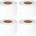L LIKED 4000 Thermal Labels 4" x 6" Perforated Industrial Thermal Shipping Labels with 3" Core, (Commercial Grade)