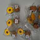 50 Pcs End of Year Gifts for Women Mini Rubber Toys Positive Gift Teacher Appreciation Week Birthday End of The Year Thank You Gifts for School Office Desk Decor Supplies(Sunflower)