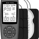 TENS Unit Muscle Stimulator for Pain Relief Therapy, 22 Modes EMS TENS Machine, Electronic Muscle Relaxer for Shoulder Pain Relief, Back Pain, Shoulder Neck Pain Relief (Black)