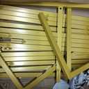 Wokceer Wedding Arch Backdrop Stand Square 6.6FTx6.6FT Gold Metal Balloon Arch Stand Garden Arbor Backdrop Frame for Wedding Birthday Party Baby Shower Photo Booth Background Decoration