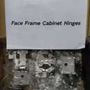 Chibery 6 Pack 3/4" Overlay 3D Soft Close Concealed Hinge for Face Frame Door, Smooth Slow Self Closing Hinges, Satin Nickel, Hidden 105 Open Angle Stainless Steel Hinge for Kitchen Cabinet Door