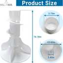 WH43X10034 Agitator Assembly WH43X0138 Washer Agitator Assembly Fits for GE Hotpoint Replaces WH43X0142 WH43X10008 WH43X138 WH43X142 WH43X25442 1256897 AP3965155 PS1482519 EAP1482519