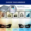 Leviton 6 in. Round Adjustable Slim Downlight, 1100 Lumens, 5 CCT Color Selectable 2700K-5000K, Dimmable, DAR60-S1W