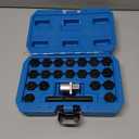 22PCS Wheel Locking Nut Key Kit Compatible with BMW Series, Wheel Lock Nut Socket Adapter Set, Anti-Theft Lug Removal Tool, Anti-Theft Screw Remover Repair Tool