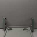 Medline Guardian Walker Flip Tray, Gray, 1 Count