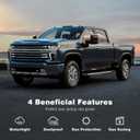 Logan Tonneau Cover Soft Tri-Fold Truck Bed for 2019-2026 Chevrolet Silverado/GMC Sierra 1500 5.8ft,Truck Bed Covers Compatible with 2019-2026 Silverado/GMC Sierra 1500 Tonneau Cover 5.8ft 69.9"