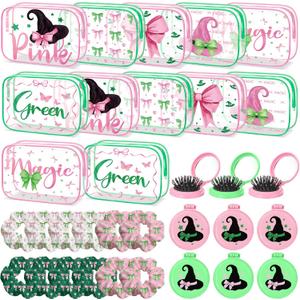 36 Pcs Witch Makeup Bag Pink Green Gifts for Women Bulk (EXP 10/22/26)