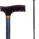 DMI Lightweight Aluminum Adjustable Walking Cane with Derby-Top Handle for Men and Women