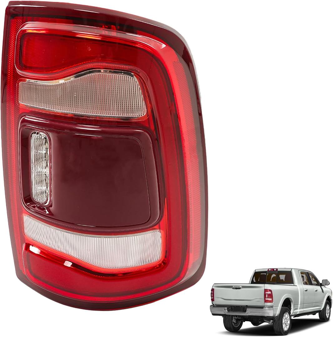 Tail Lamp Tail Light Assembly Right Side without Blind Spot Replacement for 2019-2022 RAM 2500