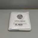 White Classic Twin Flat Sheets 3 Pack, White Cotton Flat Bed Sheet 66x104 Inches, 200 Thread Count Hospital Bed Sheets
