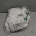 White Pinch Pleated Linen Curtains 102 Inches Long 50 Inch Width 1 Panel