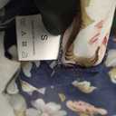 Women's Floral Print Puff Sleeve Kimono Cardigan Loose Cover Up Casual Blouse Tops 2026 (Blue, S)