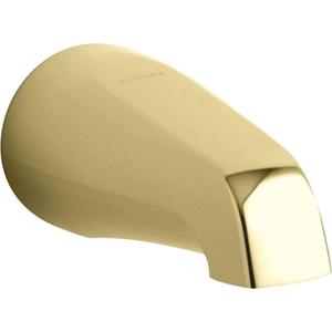 KOHLER Coralais Slipfit Spout/Non-Div (.5, Vibrant Polished Brass)