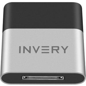 INVERY DockLinQ Pro 30 pin Bluetooth 5.0 Adapter Receiver for Bose Sounddock and Other 30pin iPod iPhone Music Docking Station(Not for Cars)