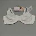 Olga Womens Plus Size Luxury Lift Underwire Bra (38D, White)
