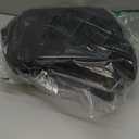 Shoe'N Tale Women's Knee High Boots Flat Low Heel Slouch Pointed Toe Winter Shoes with Side Zipper (8, Black)