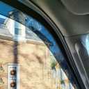 4pcs Outside-Mount Side Window Visor Wind Vent DeflectorDark Smoke Nice Sun Rain Guard Set fit for 2005-2009 Hummer H3 94501