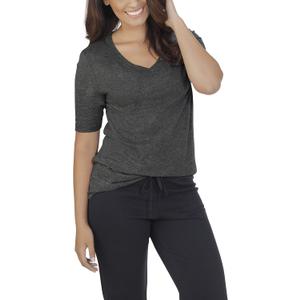 Fruit of the Loom Women's Crafted Comfort Relaxed Fit Tri-Blend Tees, Short & Long Sleeve (Medium)