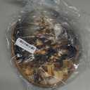 Hiuwevt Vintage Christmas Tree Oval Wall Art Decor, Rustic Christmas Framed Canvas Prints, Cozy Farmhouse Xmas Tree Oval Wall Hanging Decor for Home Bedroom Living Room Decorations, 8.6x11.4 Inches