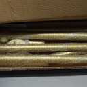 Industrial Pipe Clothes Rack, Wall Mounted Black Iron Garment Bar, Multi-Purpose Hanging Rod for Closet Storage(Glod)