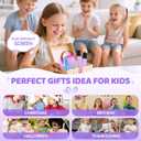 Mini Karaoke Machine for Kids, 2026 TOP Toys Birthday Gifts Ideas for Girls Ages 4, 5, 6, 7, 8, 9, 10, 12+ Years Old, Portable MP3 Player with 2 Wireless Mics for Family Home Party