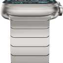NewWays Titanium & Stainless Steel Link Bracelet for Apple Watch Band Ultra 3 2 1 Band 49mm Series11 10 46mm 42mm 45mm 44mm 41mm 40mm 38mm Series 3-11