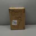 MoreFeel Collapsible Baby Bathtub for Newborn with Thermometer & 1 Hooded Towel & 1 Soft Floating Cushion,Portable Travel Bathtub with Drain Hole, Durable Foldable Baby Tubs for Infants to Toddler (Grey)