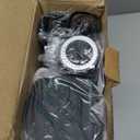 Bonsenkitchen Immersion Blender Handheld, 2 Mixing Speed Hand Blender Electric with Sharp Blades, 3-In-1 Hand Held Stick Blender with Egg Whisk, 24oz Beaker for Soups, Smoothies, Sauce (Black)