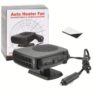 DNA MOTORING Portable Car Heater 2 in 1 Heating and Cooling Electric Defroster 360 Degree Rotation, Black