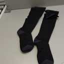 FITRELL 3 Pairs Compression Socks for Women and Men 20-30mmHg-Circulation Support Socks (Large-X-Large, Black)