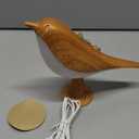 Deogos Small Desk Lamp, Cute Bird Light Cordless Lamp with 3 Color Temperature and Touch Sensor,Kids Night Light with Rechargeable Battery for Bedroom Nightstand Bedside Table Room Decor (Maple)
