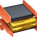 Microwave Sandwich Maker | Panini Press Sandwich Maker | Microwave Grill Tray Crisper | Grill Fast and Dishwasher Safe
