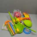 5 in 1 Musical Jump Toys, Toss Ring Game Stomping Launch Rocket Launcher for Kids, Obstacle Avoidance & Jump Squating Toy Games Remote Control Outdoor & Indoor Toys for Ages 4-8 8-13