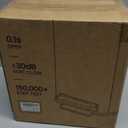 Cesun Small Bathroom Trash Can with Lid Soft Close, 5 Liter/1.3 Gallon Stainless Steel Garbage Can with Removable Inner Bucket, Step Pedal, Slim Waste Basket for Toilet, Office, Bedroom (Black&Gold)