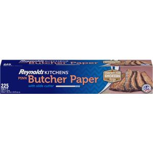 Reynolds Kitchens Butcher Paper for SmokingMeat with Slide Cutter, Pink, 225 Square Feet