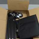 StorageWorks 160L Laundry Basket with Wheels, Large Rolling Hampers for Clothing Organizer, Dirty Clothes Basket for Hotel, Home, Closet, Dorm, Black